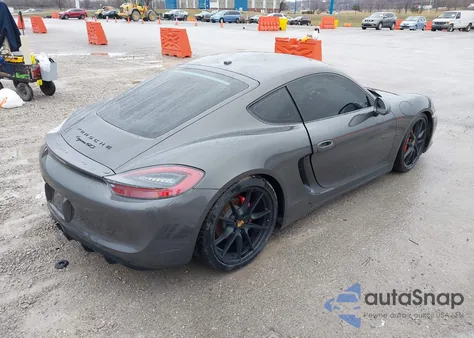 2015 Porsche Cayman S from USA, damaged, VIN WP0AB2A89FK184124
